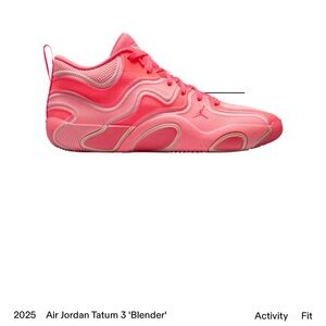 Air Jordan Tatum 3 'Blender' Pink Sneakers - size 8.5 (W)